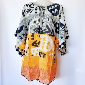 Diane Von Fustemberg Kimono Romper, Size M